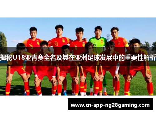揭秘U18亚青赛全名及其在亚洲足球发展中的重要性解析